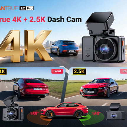 Vantrue E2 Pro Cloud 4K Wifi GPS dashcam