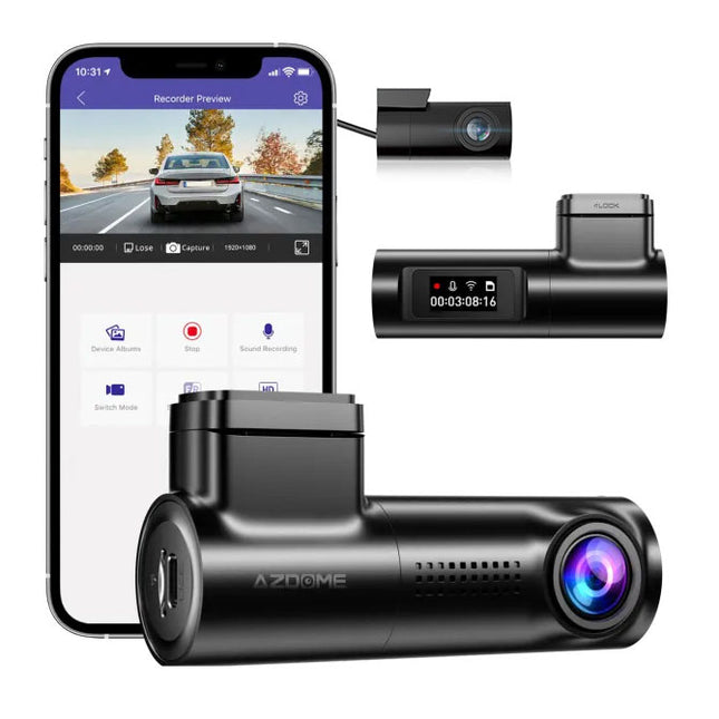 AZDome M330 Max 4K 2CH Dual Wifi GPS dashcam