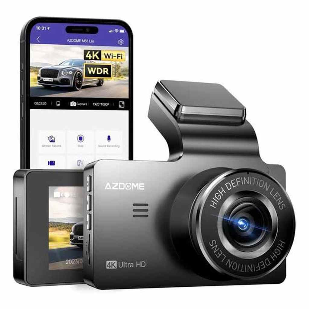 AZDome M63 Lite True 4K Wifi dashcam