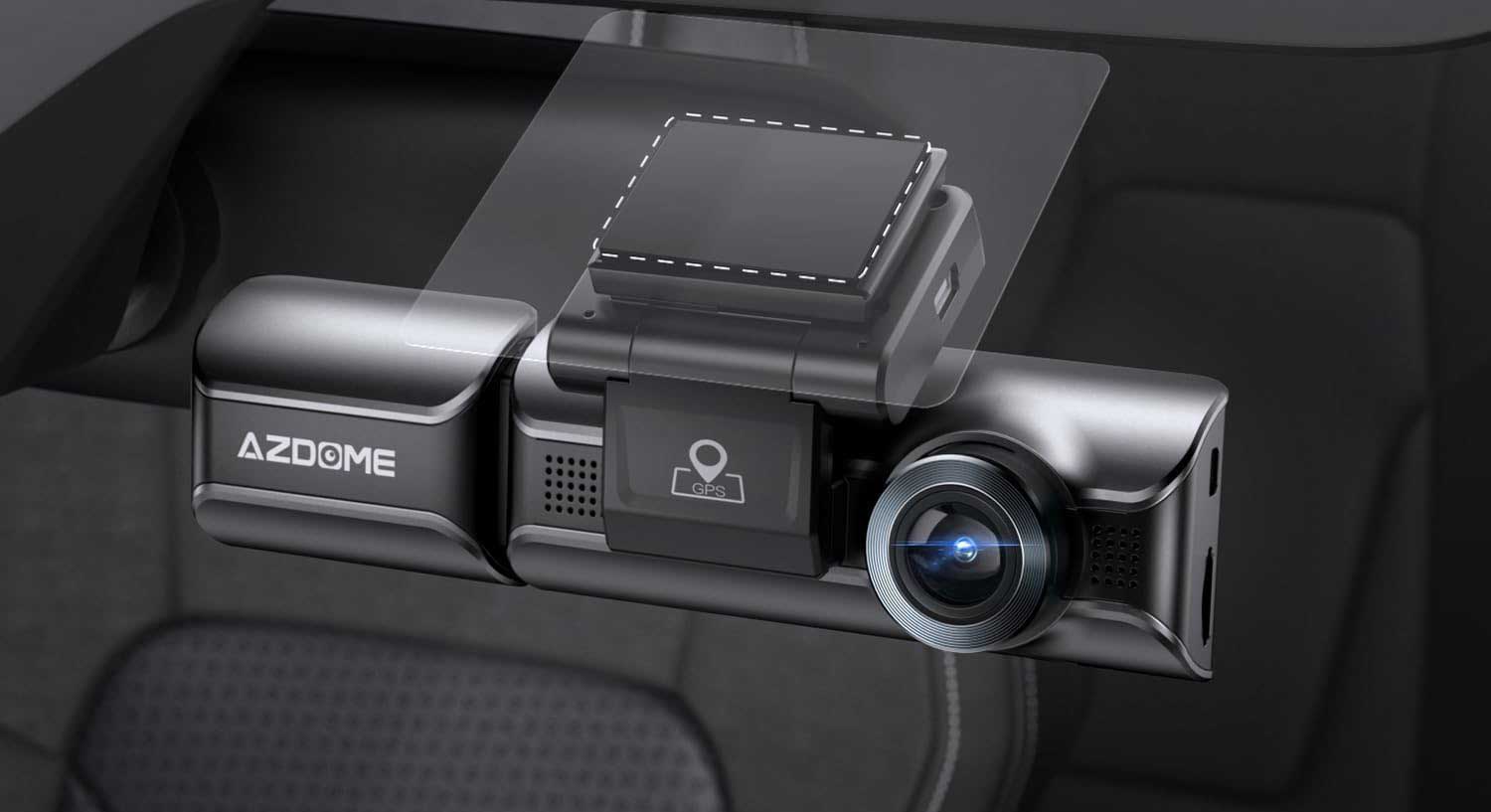 M770 AZDome M770 Pro 3CH 4K Wifi GPS 64gb dashcam – Allcam | dashcam experts