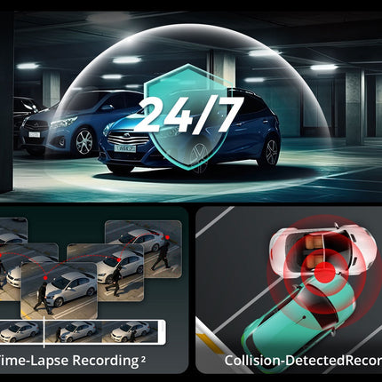 Botslab G300H Plus 4K Wifi GPS 2CH 64gb dashcam