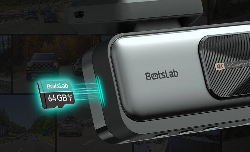 Botslab G980H Pro 2CH 4K Wifi GPS 2CH 64gb dashcam