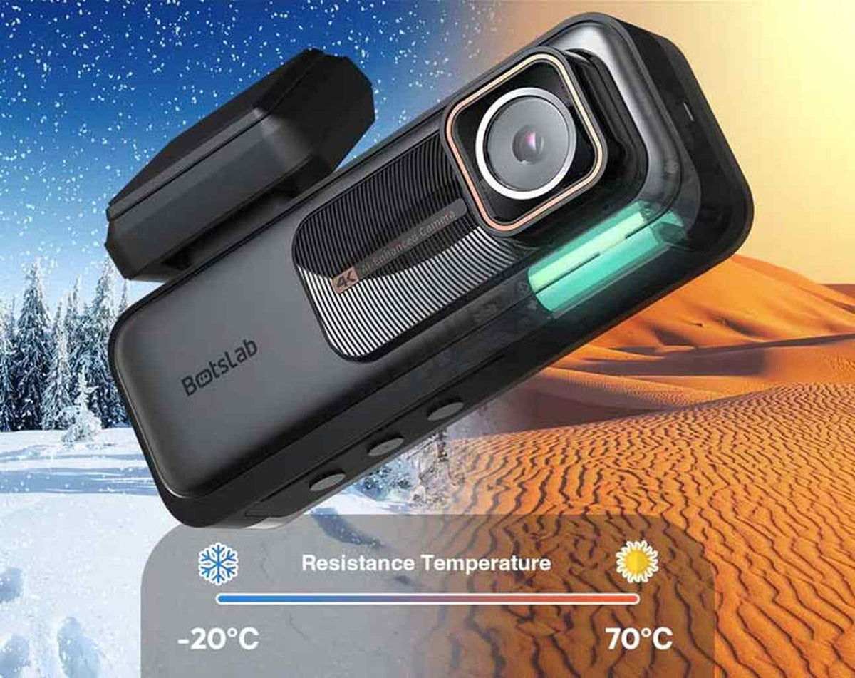 Botslab G980H Pro 2CH 4K Wifi GPS 2CH 64gb dashcam