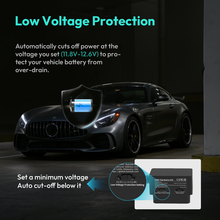 Botslab OBD permanente voeding USB-C