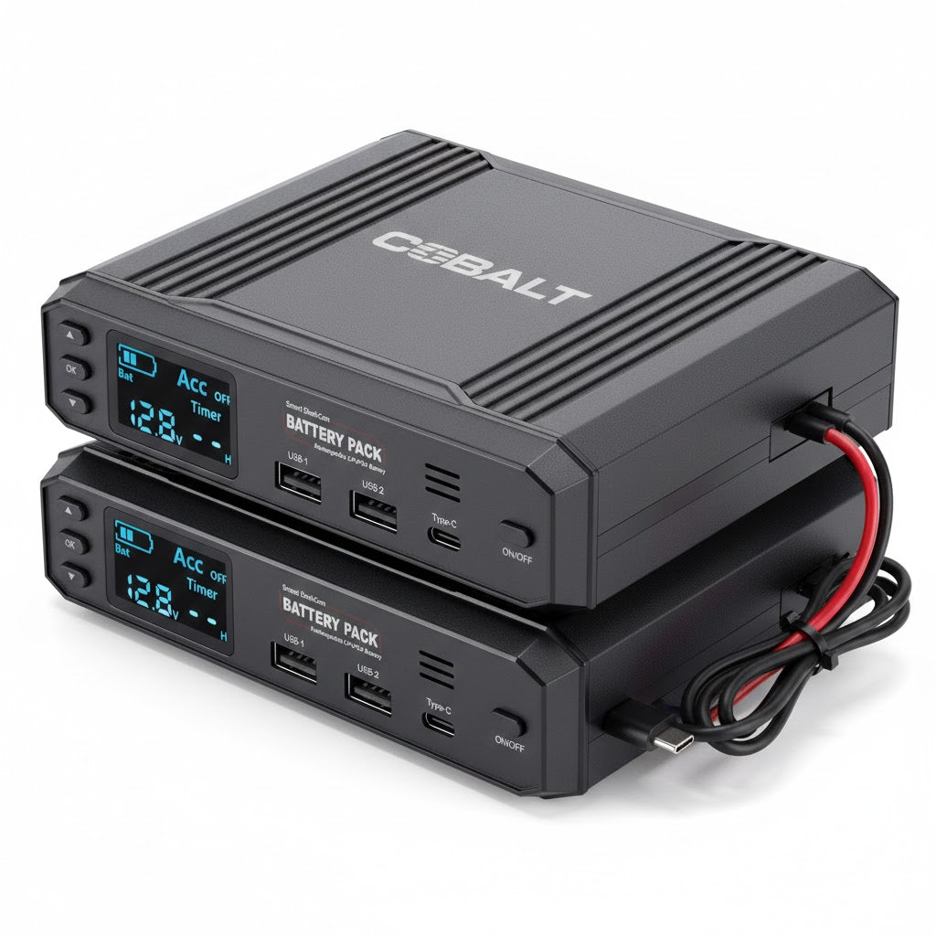 Cobalt Powersafe Pro 100Wh powerbank voor dashcam