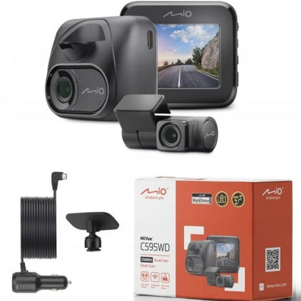 Mio MiVue C595WD Dual Full HD Wifi GPS dashcam