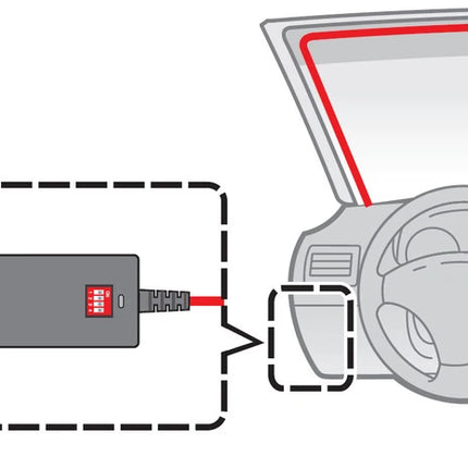 Mio MiVue Smartbox IV permanente voeding USB-C 3-draads
