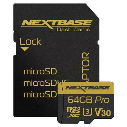 Nextbase 64gb U3 V30 Micro SD kaart
