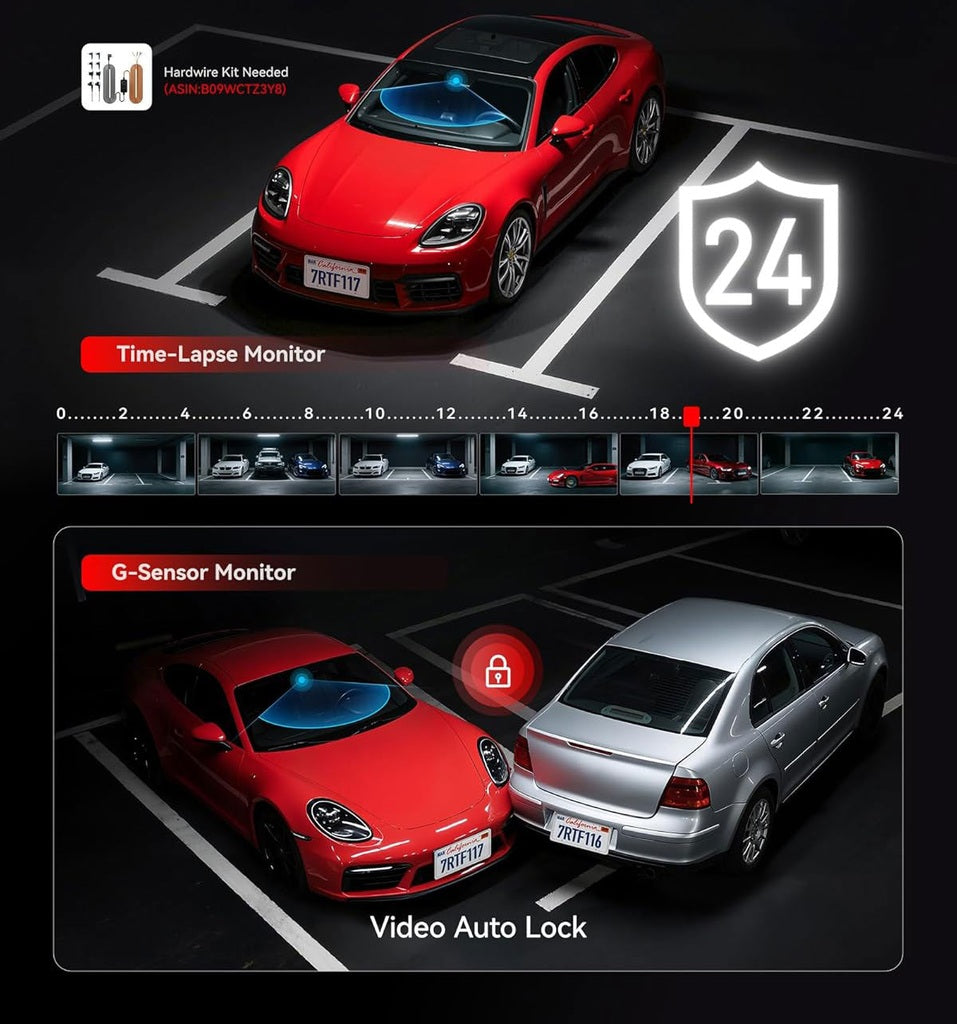 Redtiger F11 4K 1CH Wifi 32gb dashcam