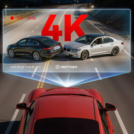 Redtiger F11 4K 1CH Wifi 32gb dashcam