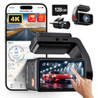 Redtiger F4 Pro 2CH 4K Touch Wifi GPS 128gb dashcam
