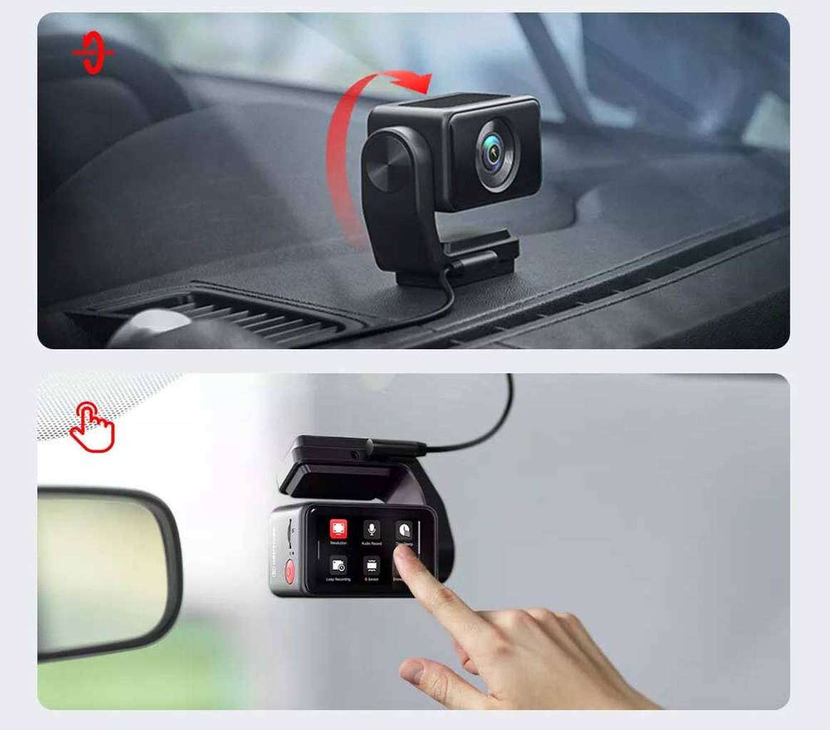 Redtiger F4 Pro 2CH 4K Touch Wifi GPS 128gb dashcam