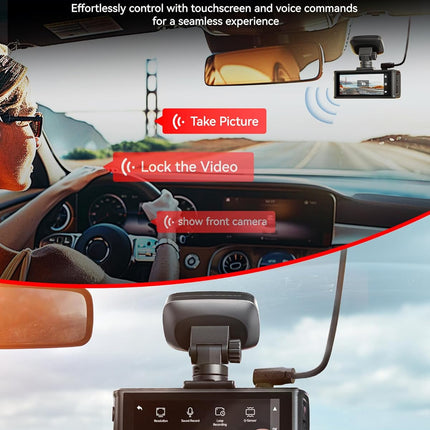 Redtiger F7N Elite 4K Touch Wifi GPS 2CH 128gb dashcam