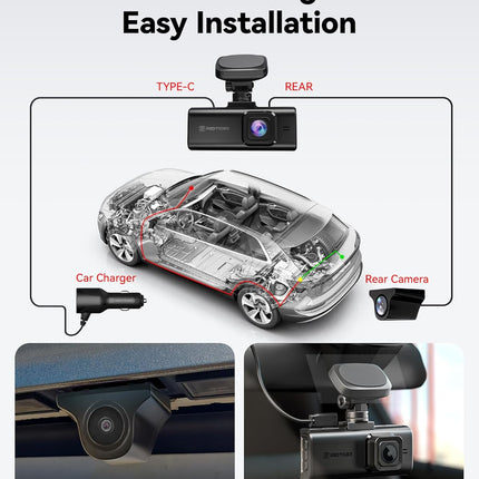 Redtiger F7N Elite 4K Touch Wifi GPS 2CH 128gb dashcam