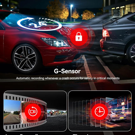 Redtiger F7N Elite 4K Touch Wifi GPS 2CH 128gb dashcam