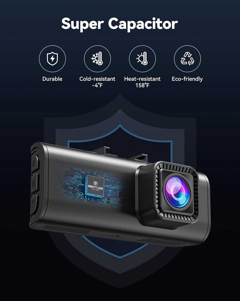 Redtiger F7NS 4K 1CH Wifi GPS dashcam