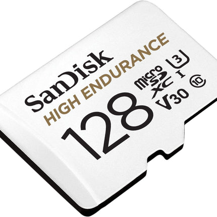 Sandisk 128gb High Endurance U3 V30 microSD kaart