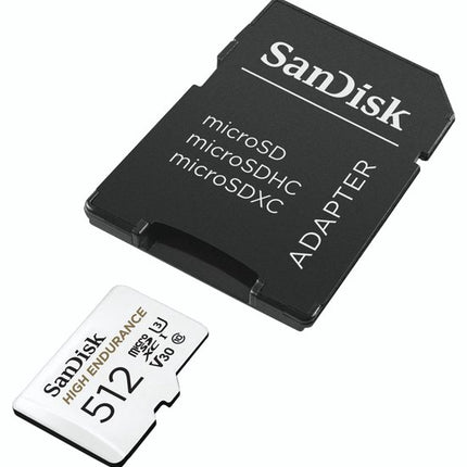 Sandisk 512gb High Endurance U3 V30 microSD kaart