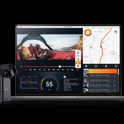 Vantrue E360 Plus Cloud 5K 3CH Wifi GPS 360 graden dashcam