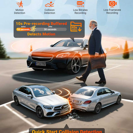 Vantrue N5S Cloud 2K 4CH Wifi GPS 360 graden dashcam