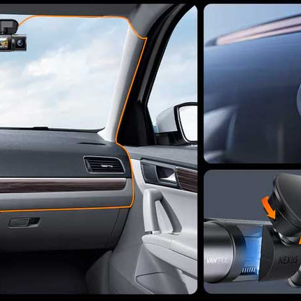 Vantrue N4 Pro S Cloud 3CH 4K Wifi GPS dashcam