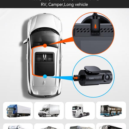 Vantrue N5 / N5S 15 meter kabel voor achtercamera