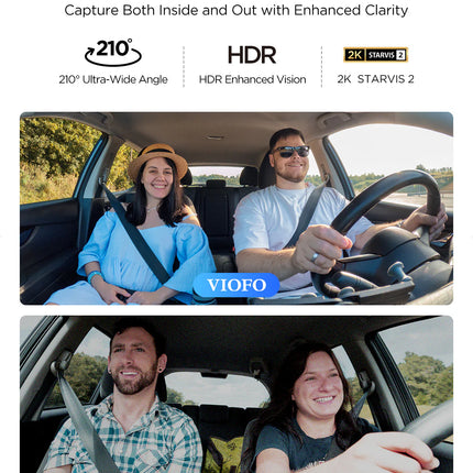 Viofo A329S 3CH 4K Wifi GPS dashcam