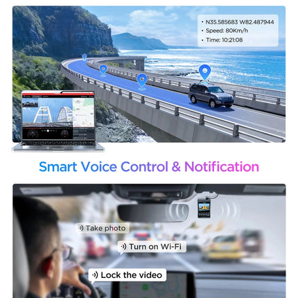 Viofo A329T 2CH 4K Wifi GPS dashcam