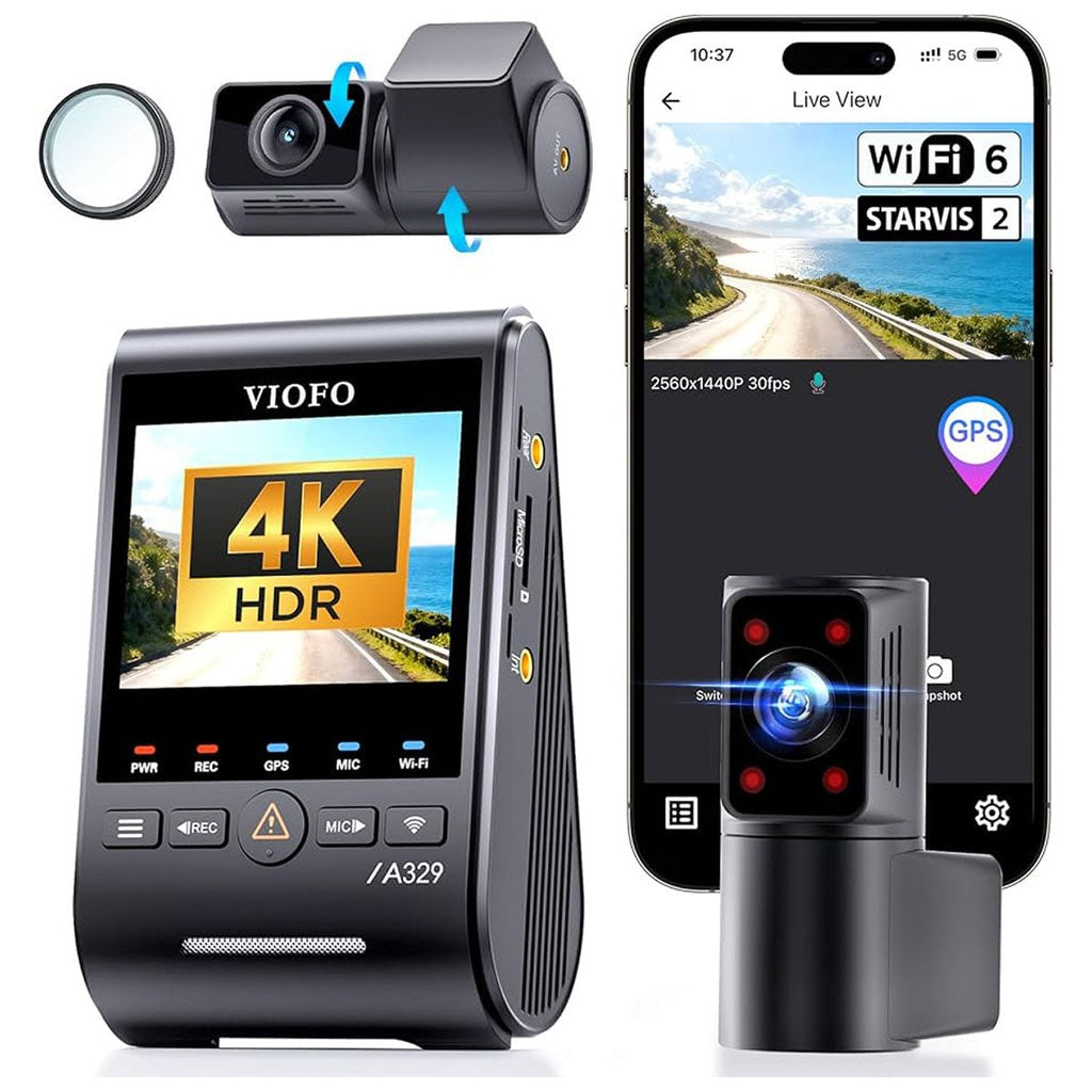 Viofo A329T 3CH 4K Wifi GPS dashcam