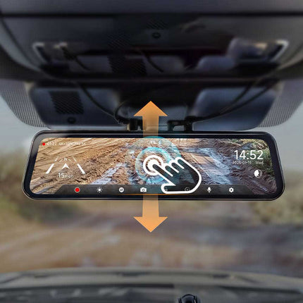 Wolfbox G900 Tripro bumper 3CH 4K Wifi GPS 256gb Mirror dashcam