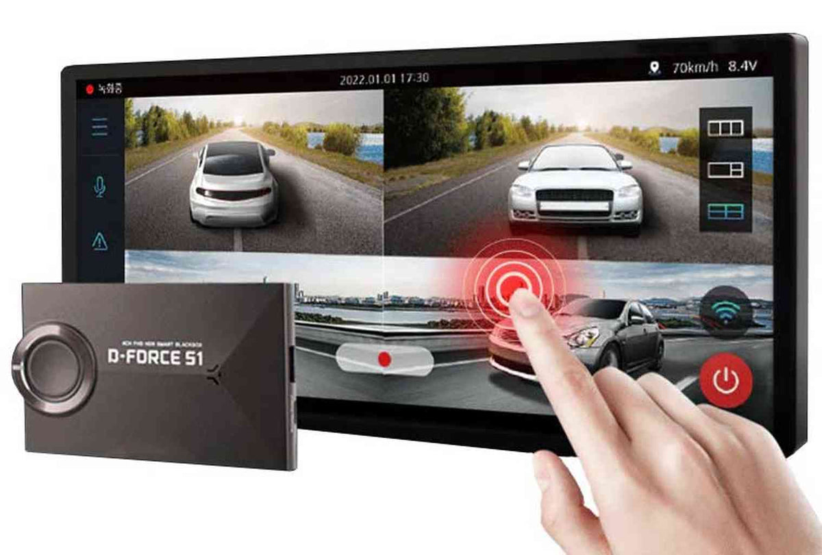 Gnet D-Force S1 4CH Wifi GPS Cloud 128gb dashcam