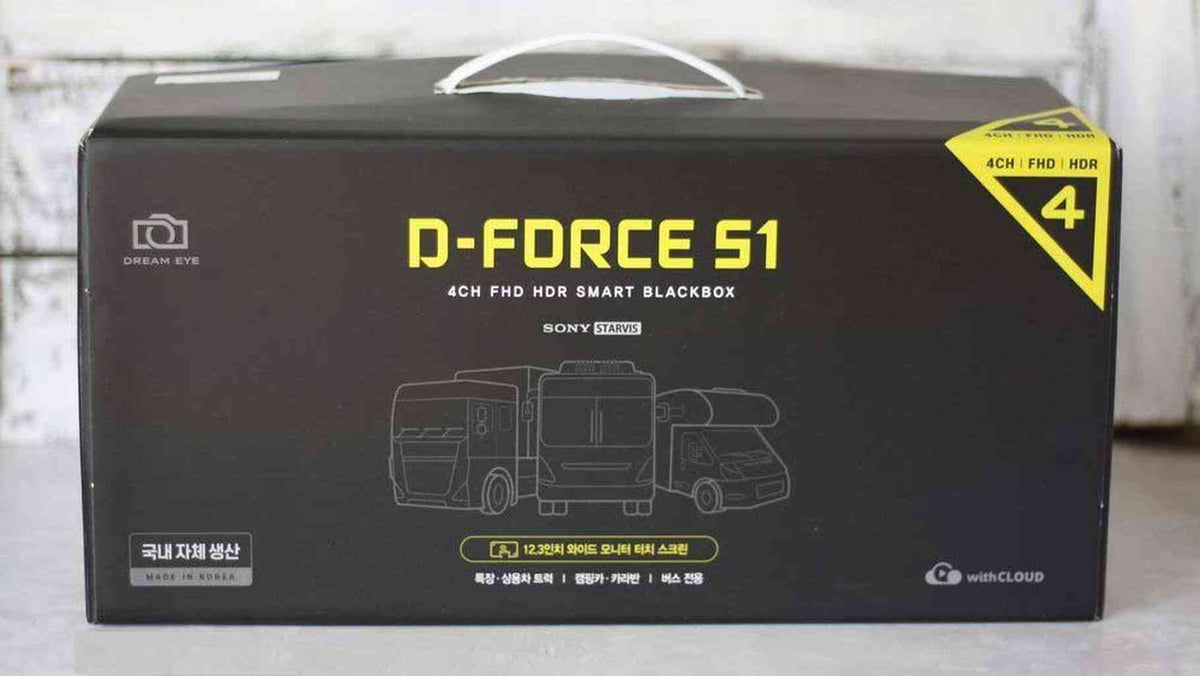 Gnet D-Force S1 4CH Wifi GPS Cloud 128gb dashcam